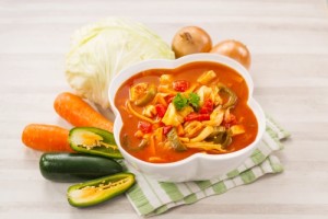 Hot and Sour Cabbage soup