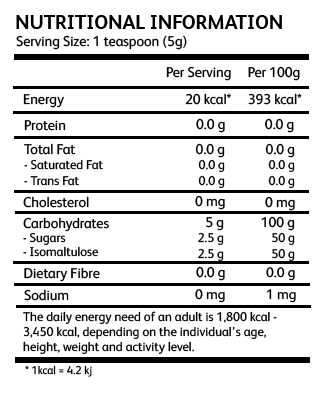 Nutritional-Label-Low GI 350g